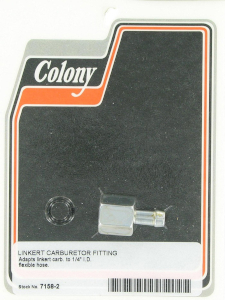 LINKERT CARBURETOR FITTING CHROME